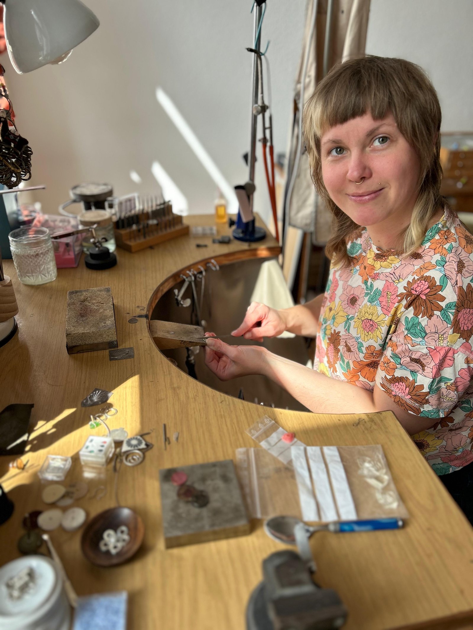 Goldschmiedin und Restauratorin Katalin Baruth