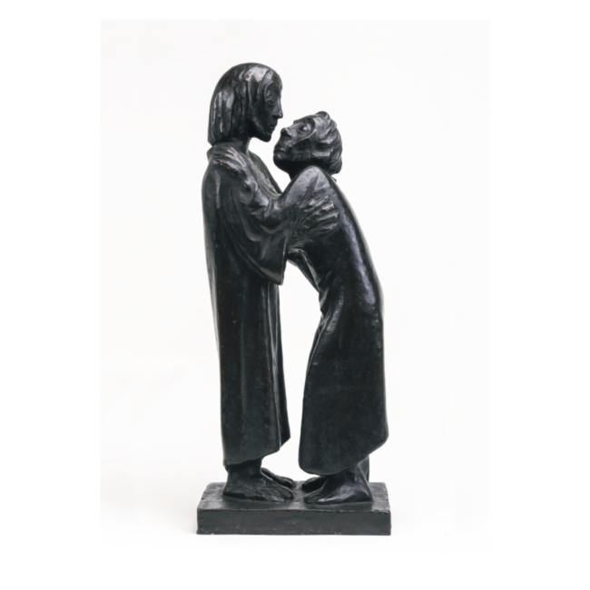 Postkarte Motiv Das Wiedersehen von Ernst Barlach 