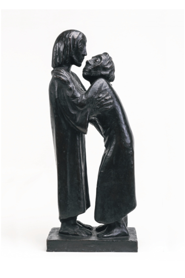 Postkarte Motiv Das Wiedersehen von Ernst Barlach 