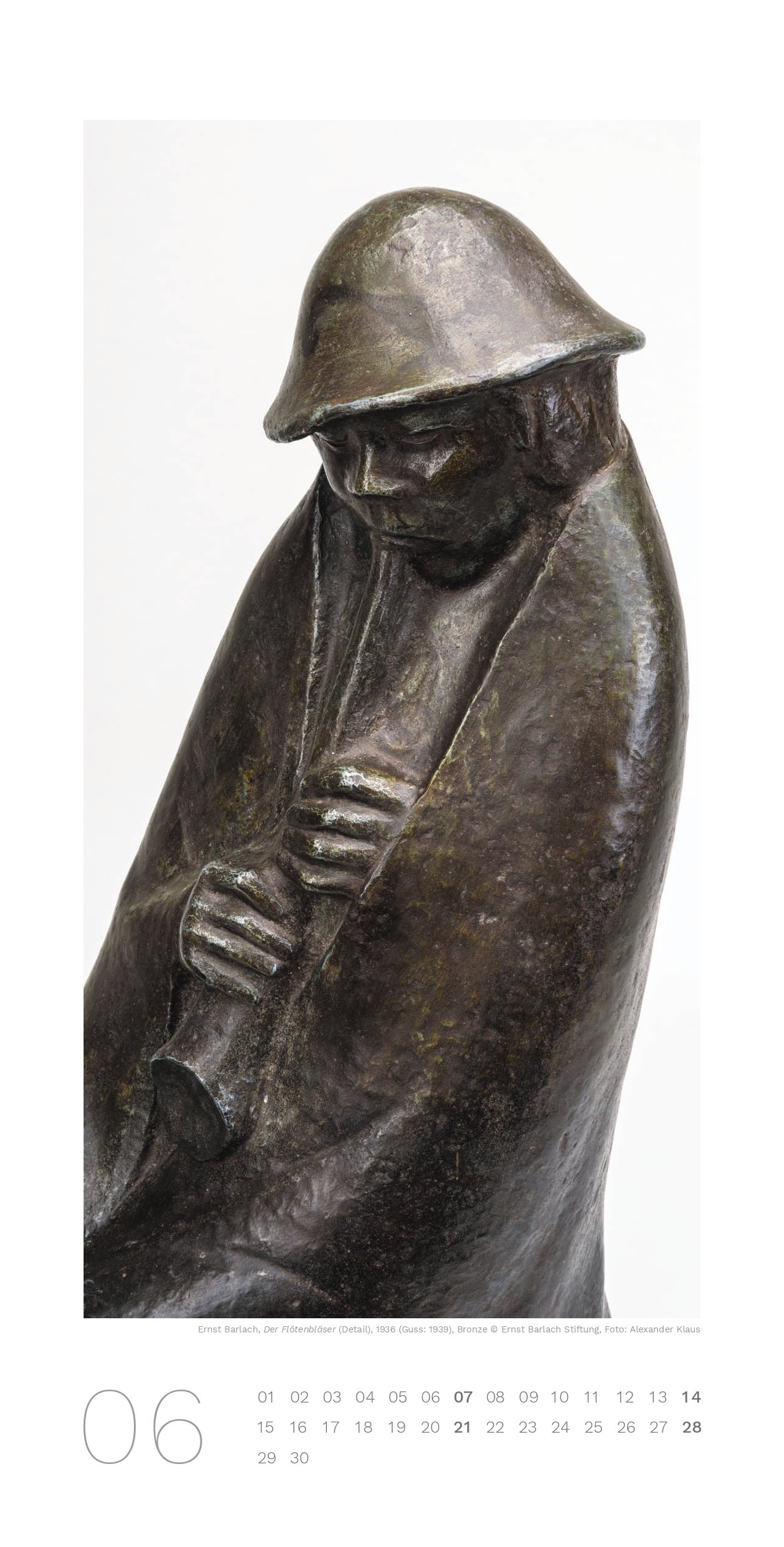 Ernst Barlach Museen Güstrow Kalender 2026 Juni 