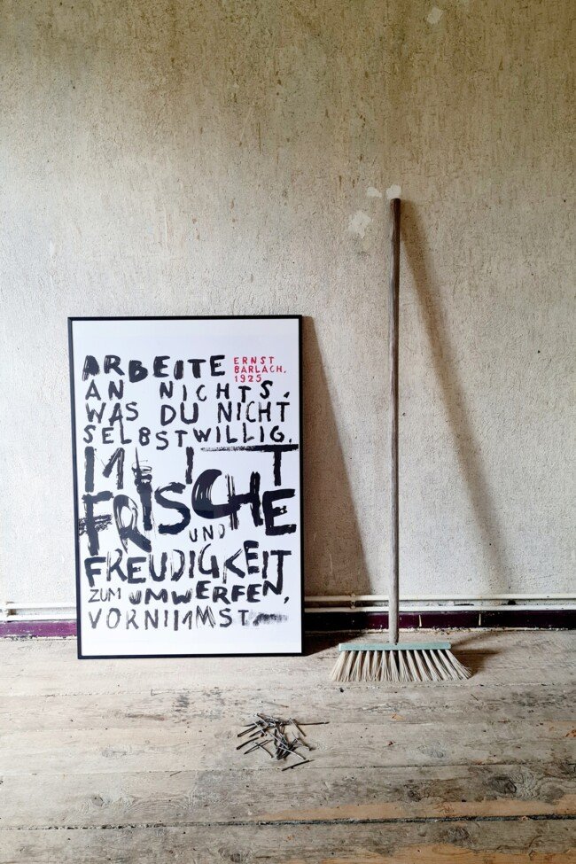 Poster Zitat von Ernst Barlach 