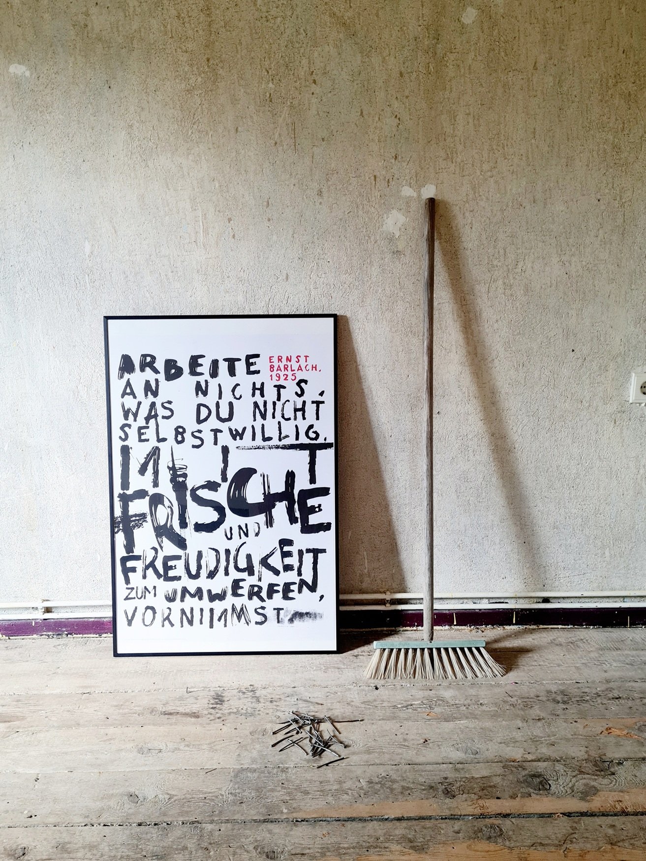 Poster Zitat von Ernst Barlach 